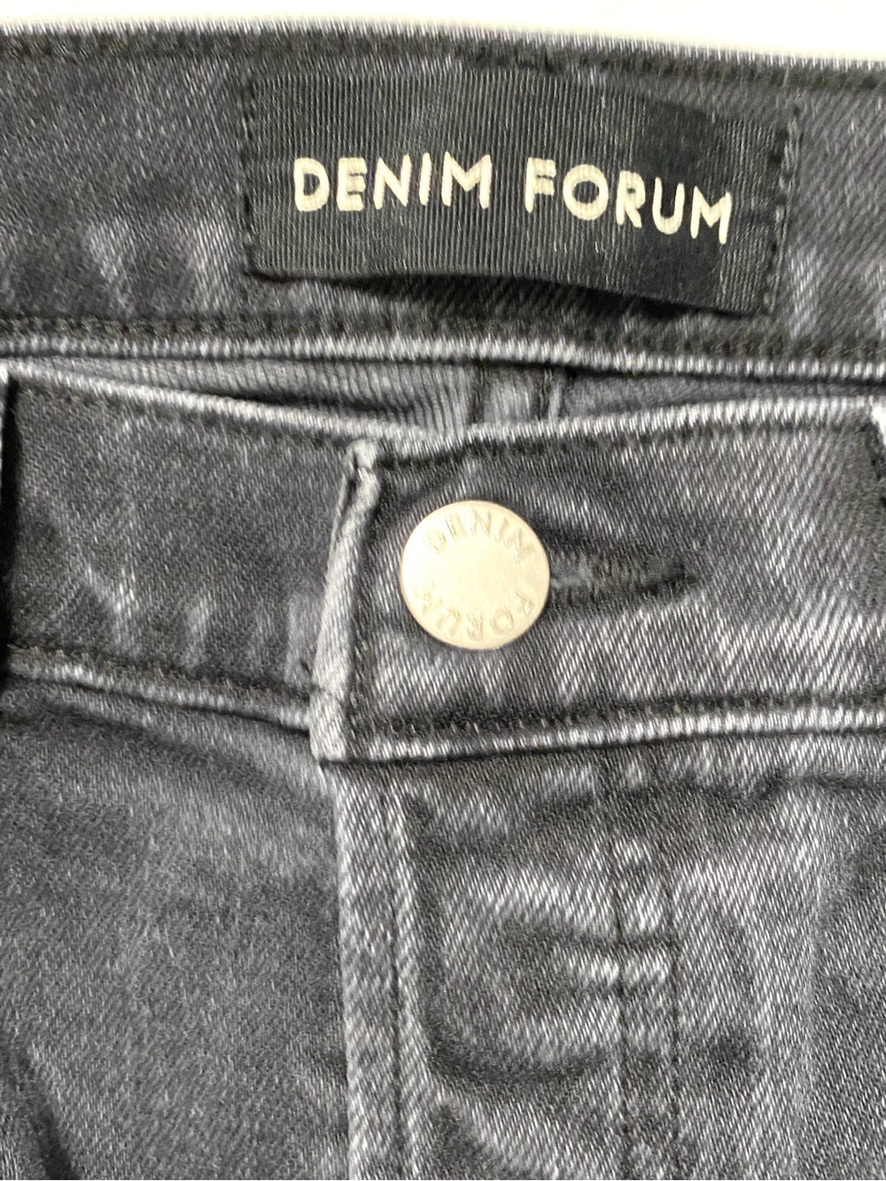 Aritzia Denim Forum Arlo High Rise Straight Jeans Black Wash Women’s 30L Ankle - Picture 7 of 16